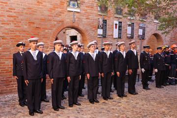 Cérémonie de remise de fanion à la Préparation militaire marine «La Perouse»