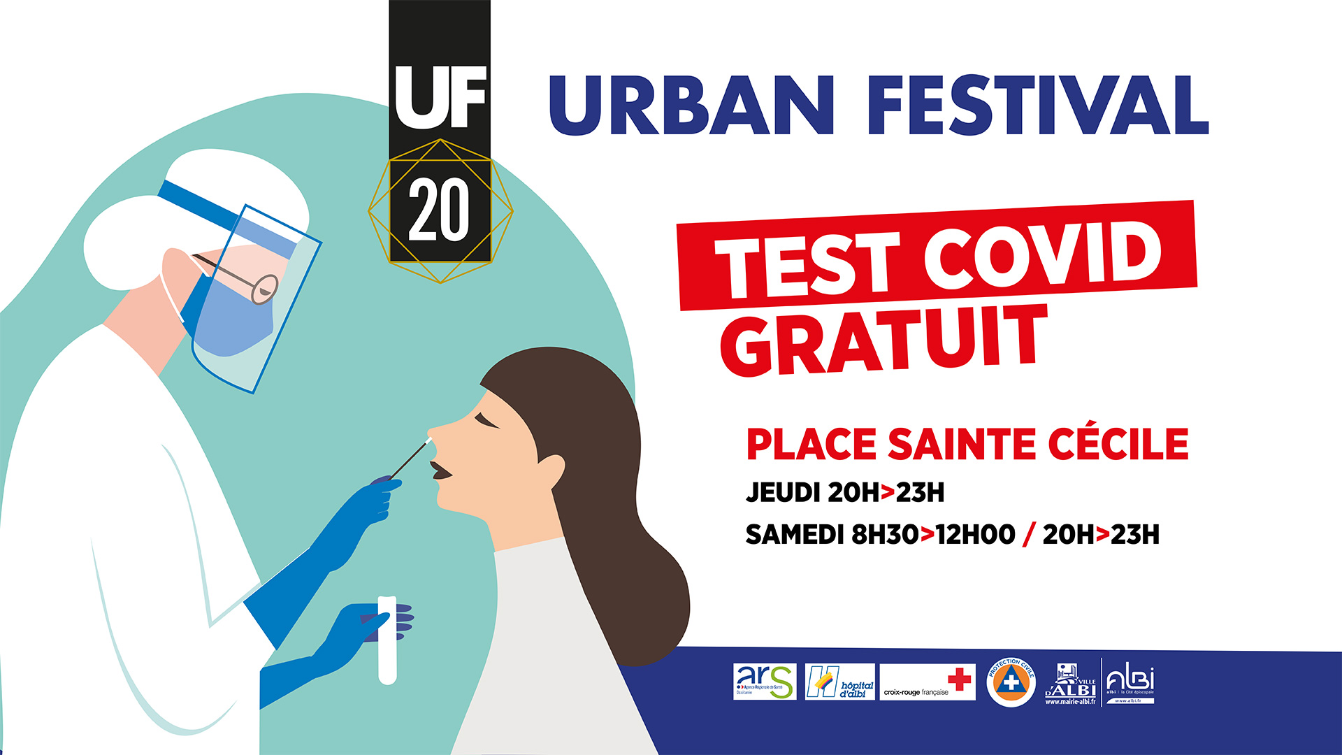 Urban Festival test COVID gratuits
