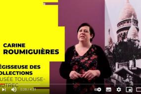 Mise en place de l'exposition Montmartre au Musée Toulouse-Lautrec